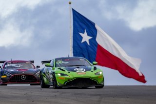 #69 Aston Martin Vantage AMR GT4 of Todd Coleman, Archangel Motorsports, GT America Powered by AWS, GT4, SRO America, Circuit of the Americas, Austin TX, May 2023.
 | Brian Cleary/SRO