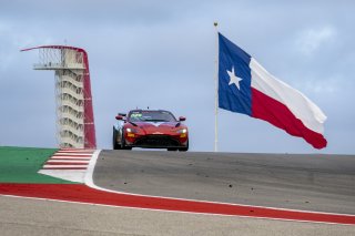 #50 Aston Martin Vantage GT4 of Ross Chouest, Chouest Povoledo Racing, GT America Powered by AWS, GT4, SRO America, Circuit of the Americas, Austin TX, May 2023.
 | Brian Cleary/SRO