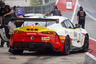 #21 Toyota Gazoo Racing GR Supra GT4 of Nicholas Shanny, Carrus Callas Raceteam, GT America Powered by AWS, GT4, SRO America, Circuit of the Americas, Austin TX, May 2023.
 | SRO Motorsports Group