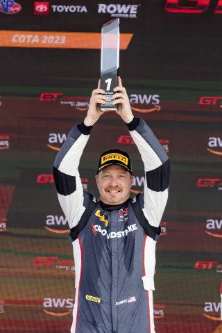 #04 Mercedes-AMG GT3 of George Kurtz, Crowdstrike by Riley, GT America Powered by AWS, SRO3, SRO America, Circuit of the Americas, Austin TX, May 2023.
 | SRO Motorsports Group