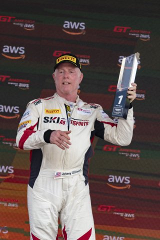 #56 Ferrari 458 Italia of Johnny O'Connell, SKI Autosports, GT America Powered by AWS, SRO3, SRO America, Circuit of the Americas, Austin TX, May 2023.
 | Brian Cleary/SRO