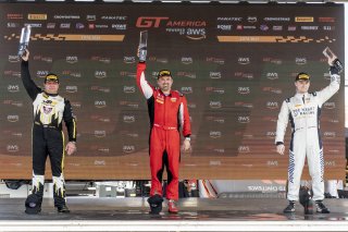 #50 Aston Martin Vantage GT4 of Ross Chouest, Chouest Povoledo Racing, GT America Powered by AWS, GT4, SRO America, Circuit of the Americas, Austin TX, May 2023.
 | Brian Cleary/SRO