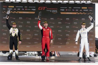 #50 Aston Martin Vantage GT4 of Ross Chouest, Chouest Povoledo Racing, GT America Powered by AWS, GT4, SRO America, Circuit of the Americas, Austin TX, May 2023.
 | Brian Cleary/SRO