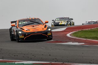 #8 Aston Martin Vantage AMR GT4 of Elias Sabo, Flying Lizard Motorsports, GT America Powered by AWS, GT4, SRO America, Circuit of the Americas, Austin TX, May 2023.
 | SRO Motorsports Group