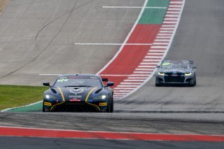 #25 Aston Martin Vantage AMR GT4 of Gray Newell, Heart of Racing Team, GT America Powered by AWS, GT4, SRO America, Circuit of the Americas, Austin TX, May 2023.
 | Brian Cleary/SRO