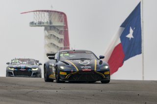 #25 Aston Martin Vantage AMR GT4 of Gray Newell, Heart of Racing Team, GT America Powered by AWS, GT4, SRO America, Circuit of the Americas, Austin TX, May 2023.
 | Brian Cleary/SRO