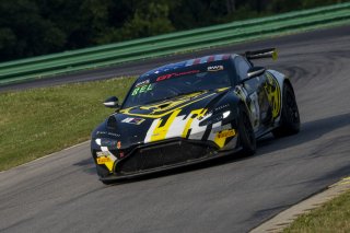 #2 Aston Martin Vantage AMR GT4 of Jason Bell, Flying Lizard Motorsports, GT America Powered by AWS, GT4, SRO America, VIRginia International Raceway, Alton VA, June 2023.
 | Brian Cleary/SRO