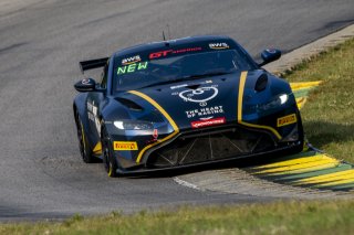 #25 Aston Martin Vantage AMR GT4 of Gray Newell, Heart of Racing Team, GT America Powered by AWS, GT4, SRO America, VIRginia International Raceway, Alton VA, June 2023.
 | Brian Cleary/SRO