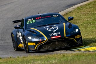 #25 Aston Martin Vantage AMR GT4 of Gray Newell, Heart of Racing Team, GT America Powered by AWS, GT4, SRO America, VIRginia International Raceway, Alton VA, June 2023.
 | Brian Cleary/SRO
