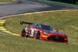 #04 Mercedes-AMG GT3 of George Kurtz, Crowdstrike by Riley, GT America Powered by AWS, SRO3, SRO America, VIRginia International Raceway, Alton VA, June 2023.
 | Brian Cleary/SRO