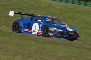 #3 Audi R8-LMS of Johnny O'Connell. SKI Autosports, GT America Powered by AWS, SRO3, SRO America, VIRginia International Raceway, Alton VA, June 2023.
 | Brian Cleary/SRO