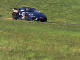 #098 Porsche 718 Cayman GT4 RS Clubsport of Chris Allegro, Rotek Racing, GT America Powered by AWS, GT4, SRO America, VIRginia International Raceway, Alton VA, June 2023.
 | Brian Cleary/SRO