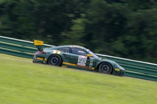 #120 Porsche 911 GT3-R (991.ii) of Adam Adelson, Wright Motorsports, GT America Powered by AWS, SRO3, SRO America, VIRginia International Raceway, Alton VA, June 2023.
 | Brian Cleary/SRO