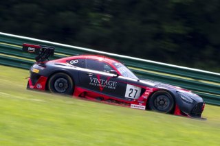 #27 Mercedes-AMG GT3 of Jason Daskalos, CRP Racing, GT America Powered by AWS, SRO3, SRO America, VIRginia International Raceway, Alton VA, June 2023.
 | Brian Cleary/SRO
