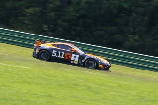 #8 Aston Martin Vantage AMR GT4 of Elias Sabo, Flying Lizard Motorsports, GT America Powered by AWS, GT4, SRO America, VIRginia International Raceway, Alton VA, June 2023.
 | Brian Cleary/SRO