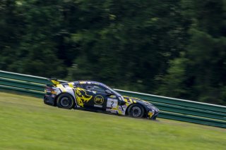 #2 Aston Martin Vantage AMR GT4 of Jason Bell, Flying Lizard Motorsports, GT America Powered by AWS, GT4, SRO America, VIRginia International Raceway, Alton VA, June 2023.
 | Brian Cleary/SRO
