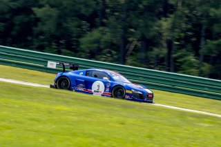#3 Audi R8-LMS of Johnny O'Connell. SKI Autosports, GT America Powered by AWS, SRO3, SRO America, VIRginia International Raceway, Alton VA, June 2023.
 | Brian Cleary/SRO