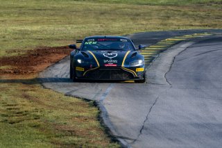 #25 Aston Martin Vantage AMR GT4 of Gray Newell, Heart of Racing Team, GT America Powered by AWS, GT4, SRO America, VIRginia International Raceway, Alton VA, June 2023.
 | Brian Cleary/SRO