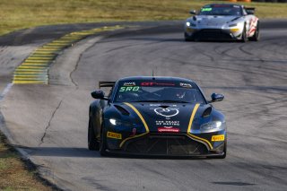 #25 Aston Martin Vantage AMR GT4 of Gray Newell, Heart of Racing Team, GT America Powered by AWS, GT4, SRO America, VIRginia International Raceway, Alton VA, June 2023.
 | Brian Cleary/SRO