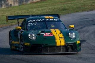 #120 Porsche 911 GT3-R (991.ii) of Adam Adelson, Wright Motorsports, GT America Powered by AWS, SRO3, SRO America, VIRginia International Raceway, Alton VA, June 2023.
 | Brian Cleary/SRO