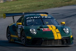#120 Porsche 911 GT3-R (991.ii) of Adam Adelson, Wright Motorsports, GT America Powered by AWS, SRO3, SRO America, VIRginia International Raceway, Alton VA, June 2023.
 | Brian Cleary/SRO