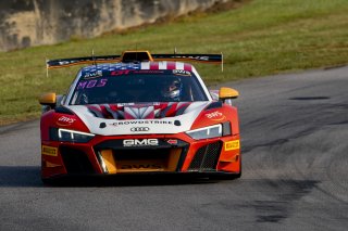 #58 Audi R8 LMS GT2 od CJ Moses, GMG Racing, GT America Powered by AWS, GT2, SRO America, VIRginia International Raceway, Alton VA, June 2023.
 | Brian Cleary/SRO