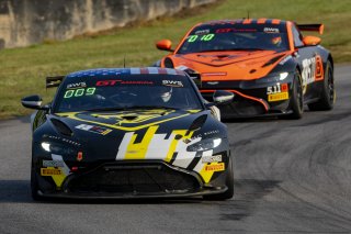 #2 Aston Martin Vantage AMR GT4 of Jason Bell, Flying Lizard Motorsports, GT America Powered by AWS, GT4, SRO America, VIRginia International Raceway, Alton VA, June 2023.
 | Brian Cleary/SRO