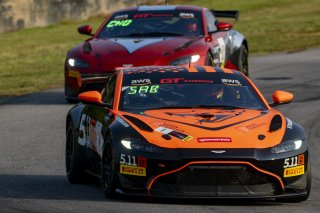 #8 Aston Martin Vantage AMR GT4 of Elias Sabo, Flying Lizard Motorsports, GT America Powered by AWS, GT4, SRO America, VIRginia International Raceway, Alton VA, June 2023.
 | Brian Cleary/SRO