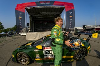#120 Porsche 911 GT3-R (991.ii) of Adam Adelson, Wright Motorsports, GT America Powered by AWS, SRO3, SRO America, VIRginia International Raceway, Alton VA, June 2023.
 | Brian Cleary/SRO