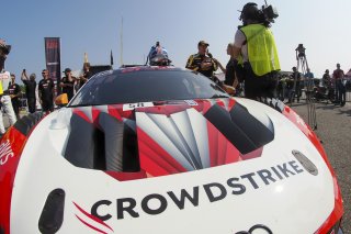 #58 Audi R8 LMS GT2 od CJ Moses, GMG Racing, GT America Powered by AWS, GT2, SRO America, VIRginia International Raceway, Alton VA, June 2023.
 | Brian Cleary/SRO