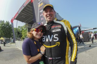 #58 Audi R8 LMS GT2 od CJ Moses, GMG Racing, GT America Powered by AWS, GT2, SRO America, VIRginia International Raceway, Alton VA, June 2023.
 | Brian Cleary/SRO