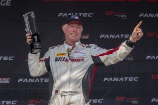 #3 Audi R8-LMS of Johnny O'Connell. SKI Autosports, GT America Powered by AWS, SRO3, SRO America, VIRginia International Raceway, Alton VA, June 2023.
 | Brian Cleary/SRO