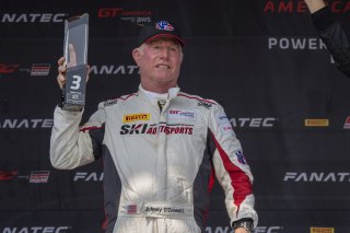 #3 Audi R8-LMS of Johnny O'Connell. SKI Autosports, GT America Powered by AWS, SRO3, SRO America, VIRginia International Raceway, Alton VA, June 2023.
 | Brian Cleary/SRO