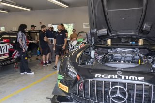 Garage Tour, Mercedes Benz dealers, SRO America, VIRginia International Raceway, Alton VA, June 2023.
 | Brian Cleary/SRO