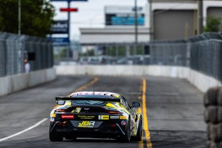 #2 Aston Martin Vantage AMR GT4 of Jason Bell, Aug. 4-6 2023 GT America SRO, Flying Lizard Motorsports, GT America Powered by AWS, GT4, Music City Grand Prix
 | www.lagunasphotography.com