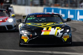#2 Aston Martin Vantage AMR GT4 of Jason Bell, Aug. 4-6 2023 GT America SRO, Flying Lizard Motorsports, GT America Powered by AWS, GT4, Music City Grand Prix
 | www.lagunasphotography.com