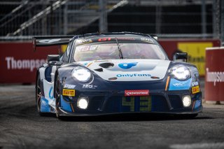 #043 Porsche 911 GT3-R(991.ii) of Alex Vogel, Aug. 4-6 2023 GT America SRO, GT America Powered by AWS, Music City Grand Prix, OnlyFans Racing with P1 Group by MRS, SRO3
 | www.lagunasphotography.com