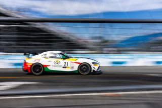 #21 Toyota Gazoo Racing GR Supra GT4 of Nicholas Shanny, Aug. 4-6 2023 GT America SRO, Carrus Callas Raceteam, GT America Powered by AWS, GT4, Music City Grand Prix
 | www.lagunasphotography.com