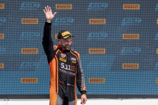 #8 Aston Martin Vantage AMR GT4 of Elias Sabo, Flying Lizard Motorsports, GT America Powered by AWS, GT4, SRO America, Road America, Elkhart Lake, WI, August 2023.
 | Brian Cleary/SRO