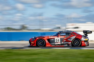 #04 Mercedes-AMG GT3 of George Kurtz, Crowdstrike by Riley, GT America Powered by AWS, SRO3, SRO America, Sebring International Raceway, Sebring, FL, September 2023.
 | Brian Cleary/SRO