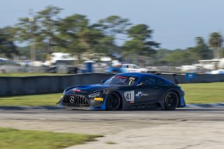 #41 Mercedes-AMG GT3 of Todd Trefert, CRP Racing, GT America Powered by AWS, SRO3, SRO America, Sebring International Raceway, Sebring, FL, September 2023.
 | Brian Cleary/SRO