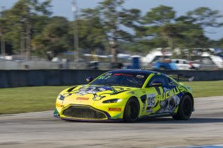 #045 Aston Martin Vantage AMR GT4 Scott Blind, Archangel Motorsports, GT America Powered by AWS, GT4, SRO America, Sebring International Raceway, Sebring, FL, September 2023.
 | Brian Cleary/SRO