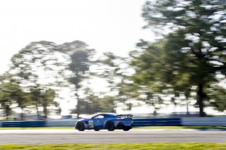 #009 Aston Martin Vantage AMR GT4 of Tim Savage, TRG-The Racers Group, GT America Powered by AWS, GT4, SRO America, Sebring International Raceway, Sebring, FL, September 2023.
 | Brian Cleary/SRO