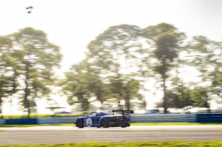 #3 Audi R8-LMS of Johnny O'Connell. SKI Autosports, GT America Powered by AWS, SRO3, SRO America, Sebring International Raceway, Sebring, FL, September 2023.
 | Brian Cleary/SRO
