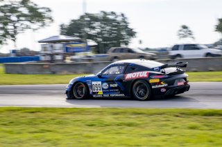 #099 Porsche 718 Cayman GT4 RS Clubsport of Robb Holland, Rotek Racing, GT America Powered by AWS, GT4, SRO America, Sebring International Raceway, Sebring, FL, September 2023.
 | Brian Cleary/SRO