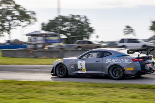 #5 Chevrolet Camaro GT4.R of Tony Gaples, Blackdog Speed Shop, GT America Powered by AWS, GT4, SRO America, Sebring International Raceway, Sebring, FL, September 2023.
 | Brian Cleary/SRO