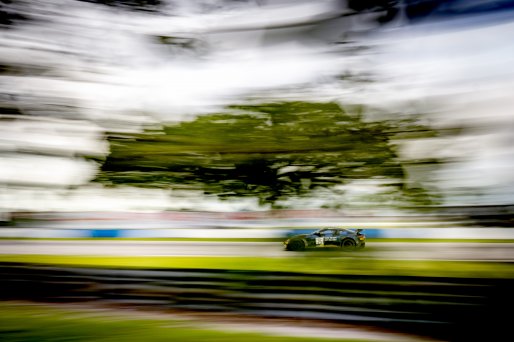 #25 Aston Martin Vantage AMR GT4 of Gray Newell, Heart of Racing Team, GT America Powered by AWS, GT4, SRO America, Sebring International Raceway, Sebring, FL, September 2023.
 | Brian Cleary/SRO