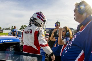 #3 Audi R8-LMS of Johnny O'Connell. SKI Autosports, GT America Powered by AWS, SRO3, SRO America, Sebring International Raceway, Sebring, FL, September 2023.
 | Brian Cleary/SRO