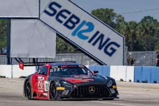 #101 Mercedes-AMG GT3 of Memo Gidley, TKO Motorsports, GT America Powered by AWS, SRO3, SRO America, Sebring International Raceway, Sebring, FL, September 2023.
 | Brian Cleary/SRO