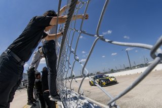 #2 Aston Martin Vantage AMR GT4 of Jason Bell, Flying Lizard Motorsports, GT America Powered by AWS, GT4, SRO America, Sebring International Raceway, Sebring, FL, September 2023.
 | Brian Cleary/SRO